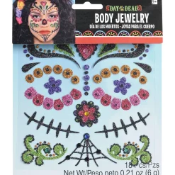 Party City Jewelry-Day Of The Dead Body Jewelry Pack