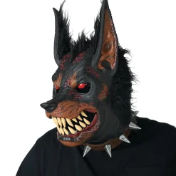 Party City Scary-Demon Dog Ani-Motion Face Mask
