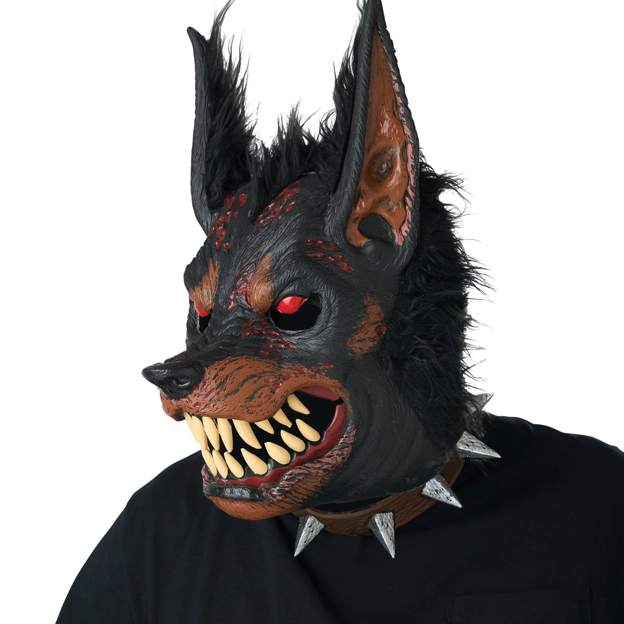 Party City Scary-Demon Dog Ani-Motion Face Mask