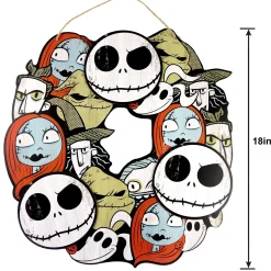 Party City Door Décor & Signs|Disney Nightmare Before Christmas Wreath