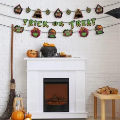 Party City Disney Villains|Disney Villains Halloween Cardstock Banners, 6Ft, 3Ct