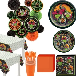 Party City Decorations|Disney Villains Halloween Party Kit For 18 Guests