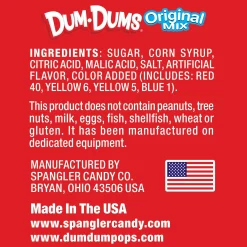 Dum Dums Lollipops-Dum Dum Original Mix Lollipops, 2.1Lbs, 200Ct