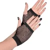 Party City Gloves-Fishnet Glovelettes Black