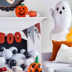 Party City Balloons|Floating Ghost Halloween Cluster Balloon, 24In X 40In