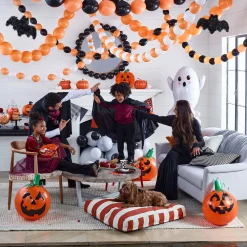 Party City Balloons|Floating Ghost Halloween Cluster Balloon, 24In X 40In