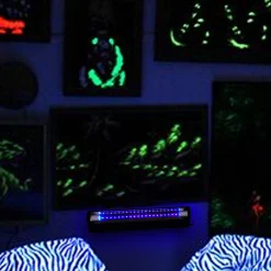 Party City Strobe Lights & Black Lights|Fluorescent Led Uv Black Light Lamp, 18In