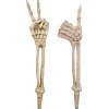 Party City Skeletons|Gesturing Skeleton Hands Plastic Yard Stakes, 18.5In, 2Ct