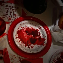 Party City Get Axed|Get Axed Paper Dessert Plates, 6.75In, 20Ct