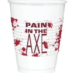 Party City Get Axed|Get Axed Plastic Cups, 16Oz, 25Ct