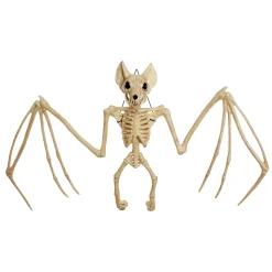 Party City Boneyard Glam|Giant Bat Skeleton Plastic Hanging Decoration, 22.5In X 14.5In