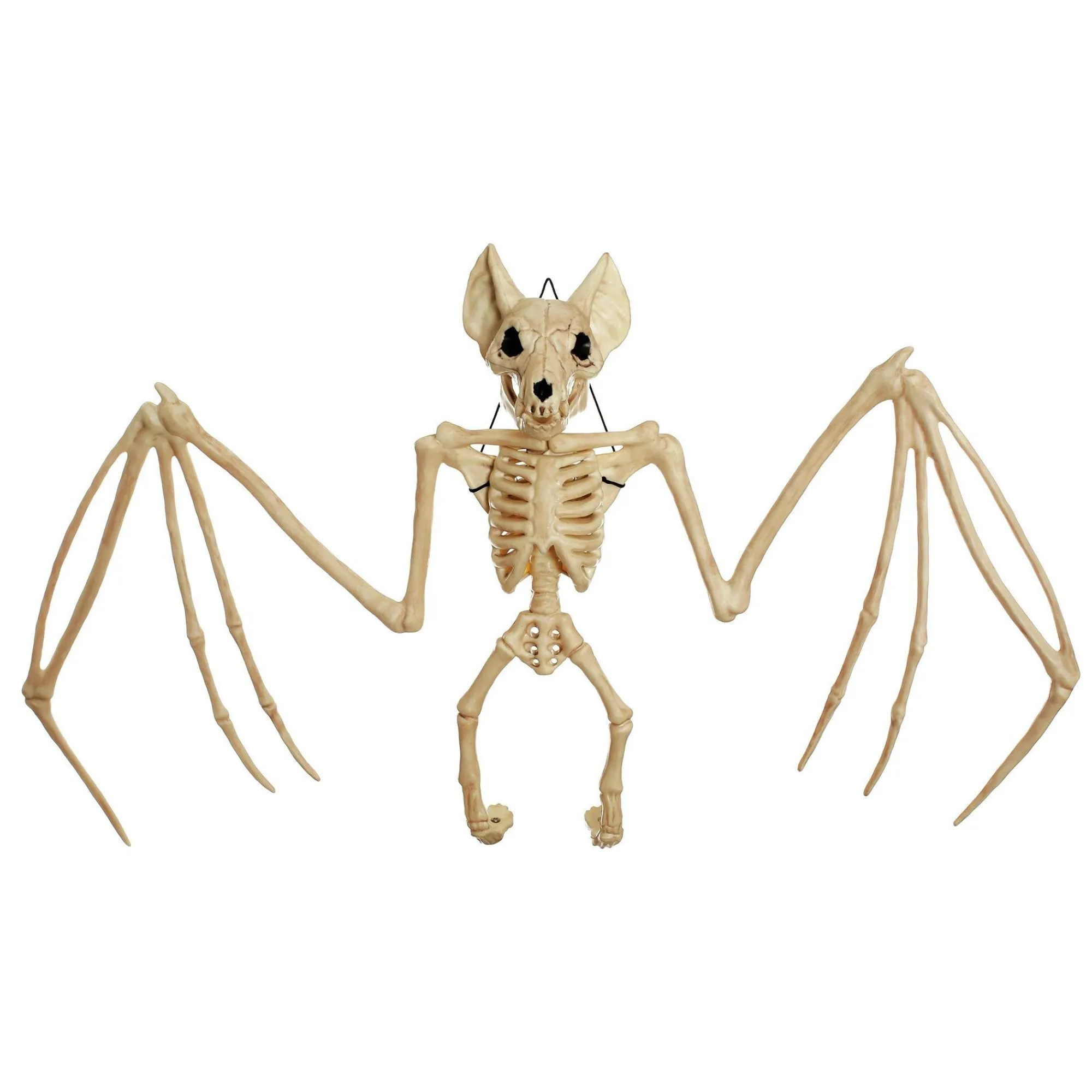 Party City Skeletons|Giant Bat Skeleton Plastic Hanging Decoration, 22.5In X 14.5In