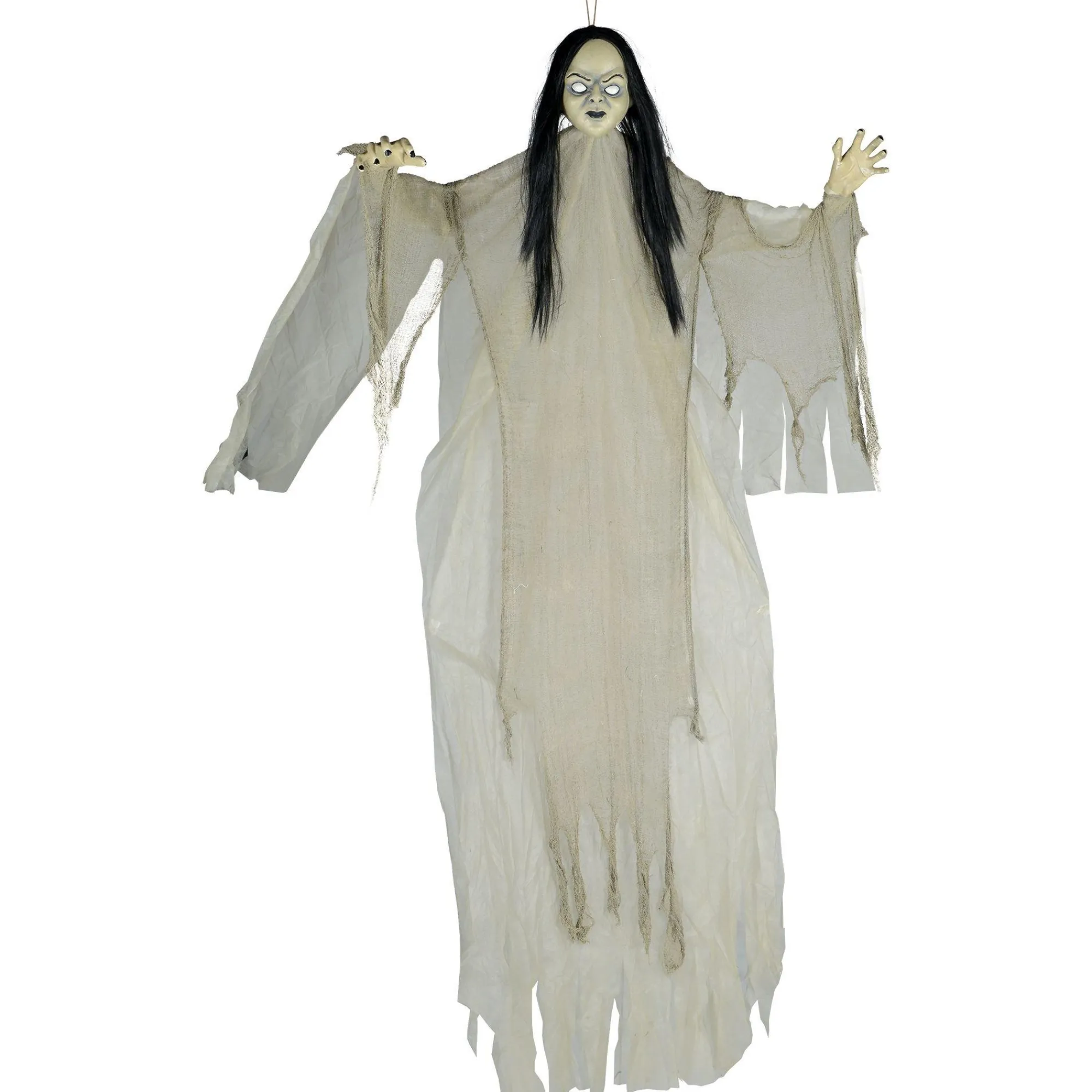 Party City Hanging Decorations|Giant Creepy Girl Decoration