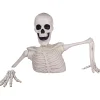 Party City Skeletons|Giant Rattles The Groundbreaking Skeleton Plastic Yard Decorating Kit, 8Pc