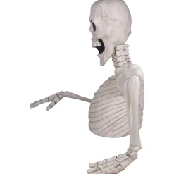 Party City Animatronics|Giant Rattles The Groundbreaking Skeleton Plastic Yard Decorating Kit, 8Pc