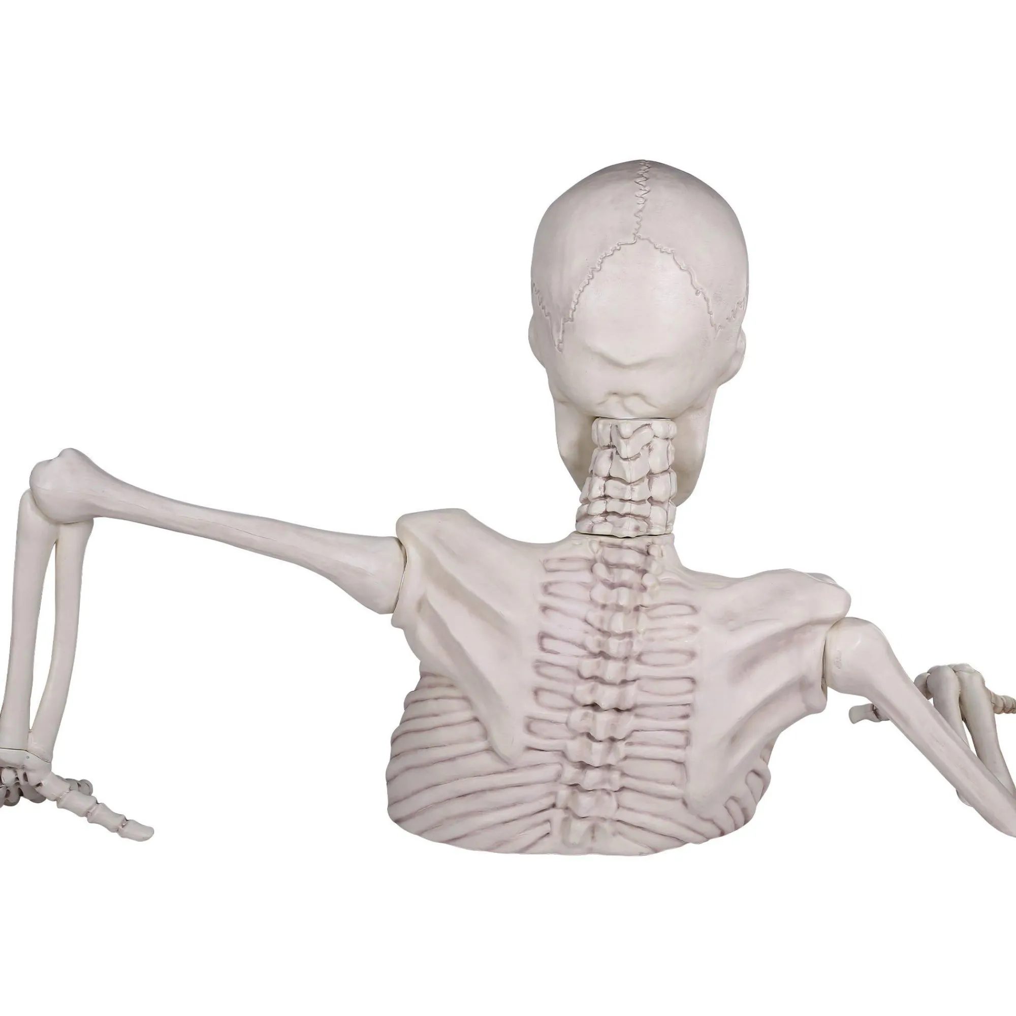 Party City Animatronics|Giant Rattles The Groundbreaking Skeleton Plastic Yard Decorating Kit, 8Pc