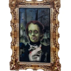 Party City Decorations|Girl Zombie Lenticular Portrait