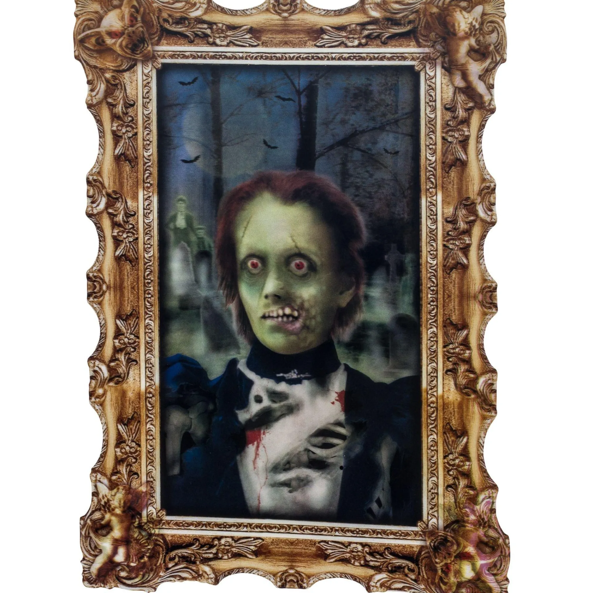 Party City Decorations|Girl Zombie Lenticular Portrait