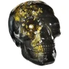 Party City Skeletons|Glitter Glam Boneyard Jeweled Skull Plastic Decoration, 6.5In X 8.75In