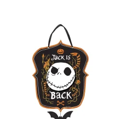 Party City The Nightmare Before Christmas|Glitter Jack Skellington Sign - The Nightmare Before Christmas