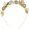 Party City Headbands, Tails-Golden Butterfly Headband