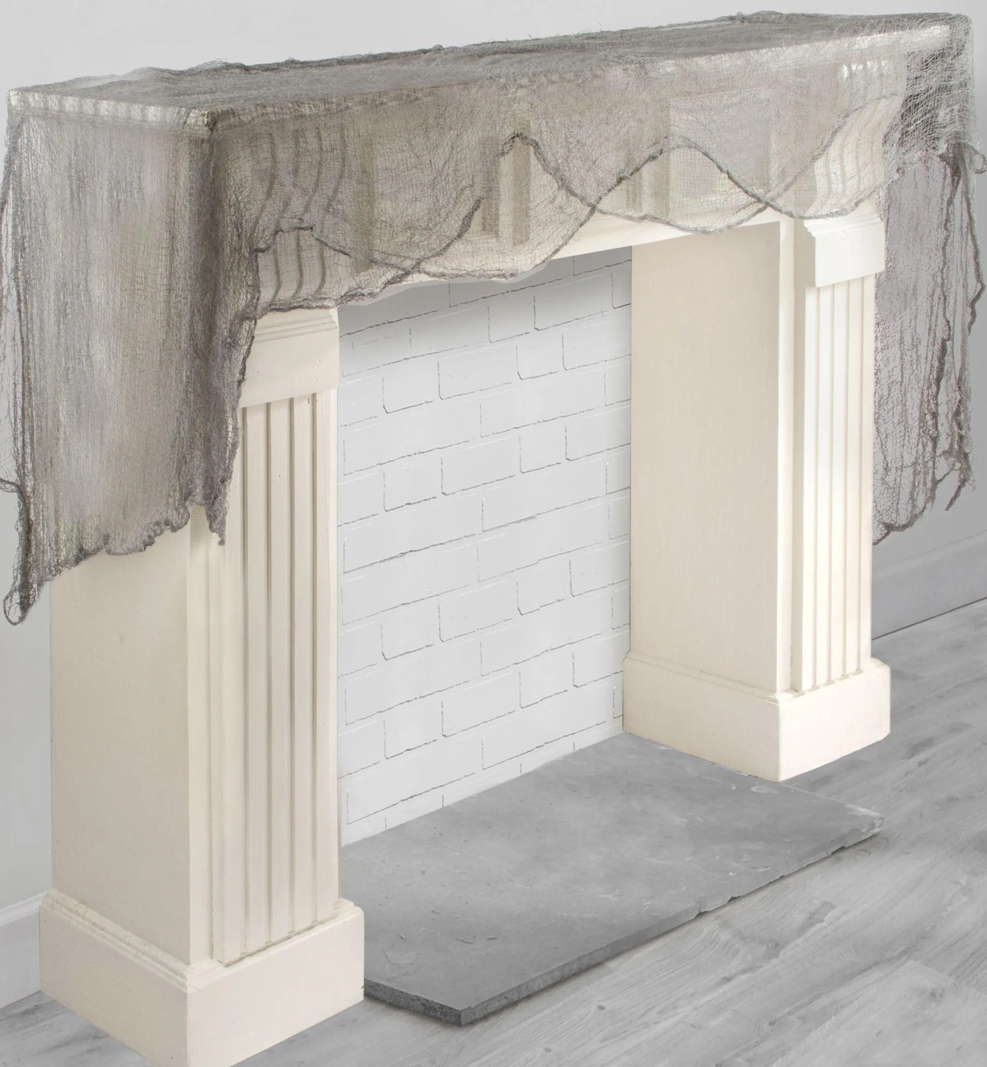 Party City Decorations|Gray Creepy Cloth