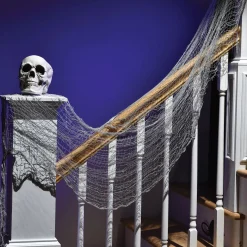 Party City Decorations|Gray Creepy Cloth