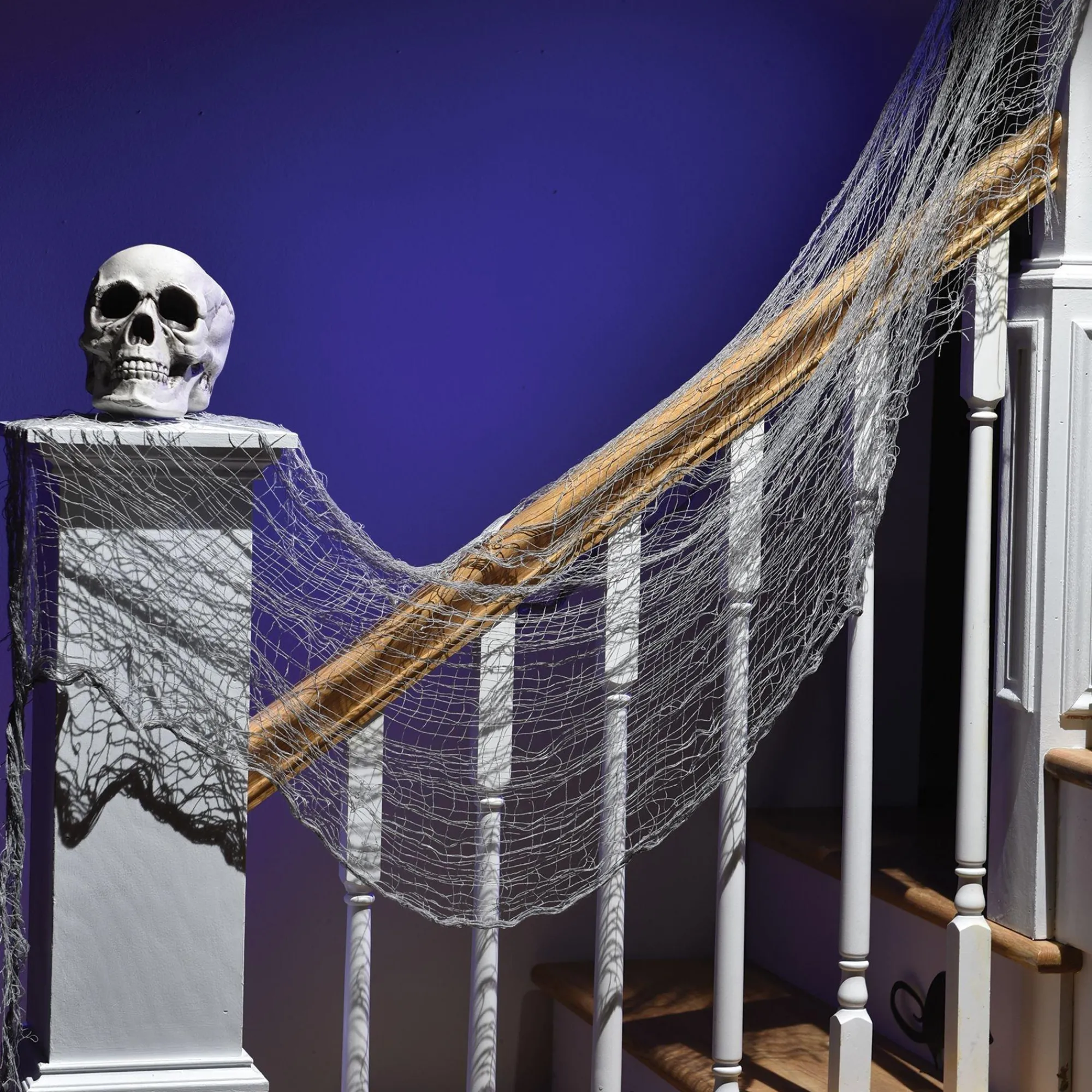 Party City Decorations|Gray Creepy Cloth