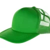 Party City Hats-Green Baseball Hat Festive Green