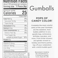 Party City Candy Buffet By Color-Gumballs, 35Oz - Cherry Flavor Red