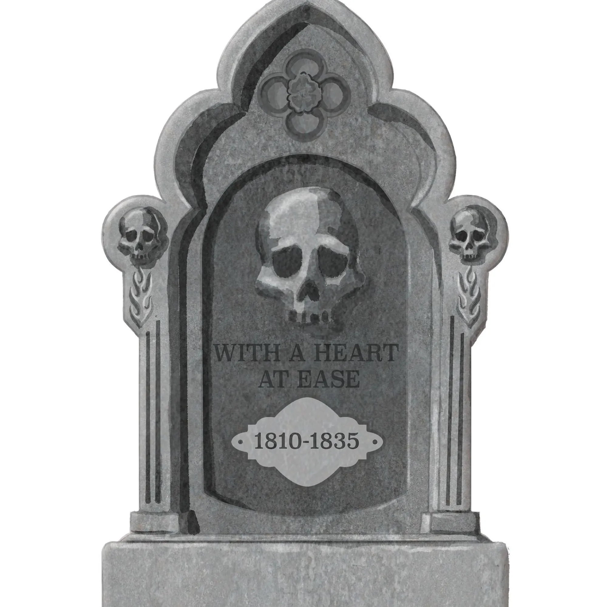 Party City Yard Stakes & Signs|Halloween Tombstone Set, 5Pc