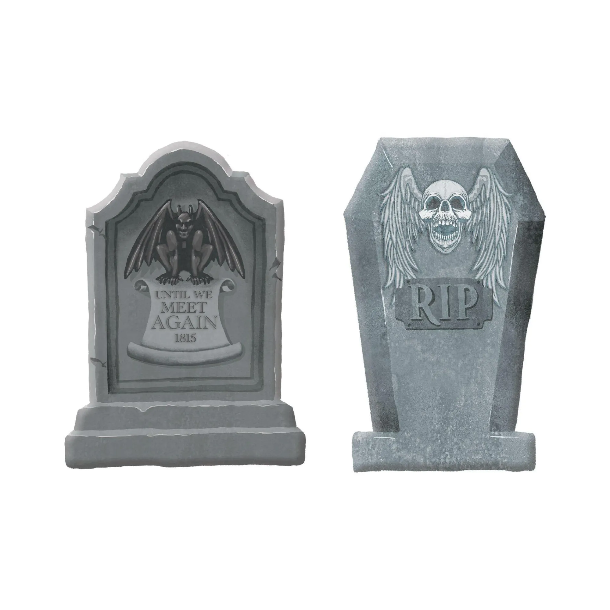 Party City Yard Stakes & Signs|Halloween Tombstone Set, 5Pc