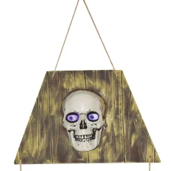 Party City Hanging Decorations|Hanging Coffin With Animated Skull, 5Ft - Halloween Decoration