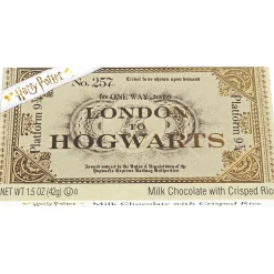 Party City Chocolate Candy-Harry Potter Platform 9 3/4 Ticket To Hogwarts Chocolate Bar