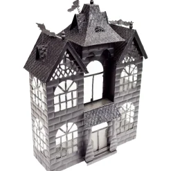 Party City Table Décor & Centerpieces|Haunted Manor Metal Tea Light Candle Holder, 10In - Halloween Decoration