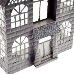 Party City Table Décor & Centerpieces|Haunted Manor Metal Tea Light Candle Holder, 10In - Halloween Decoration