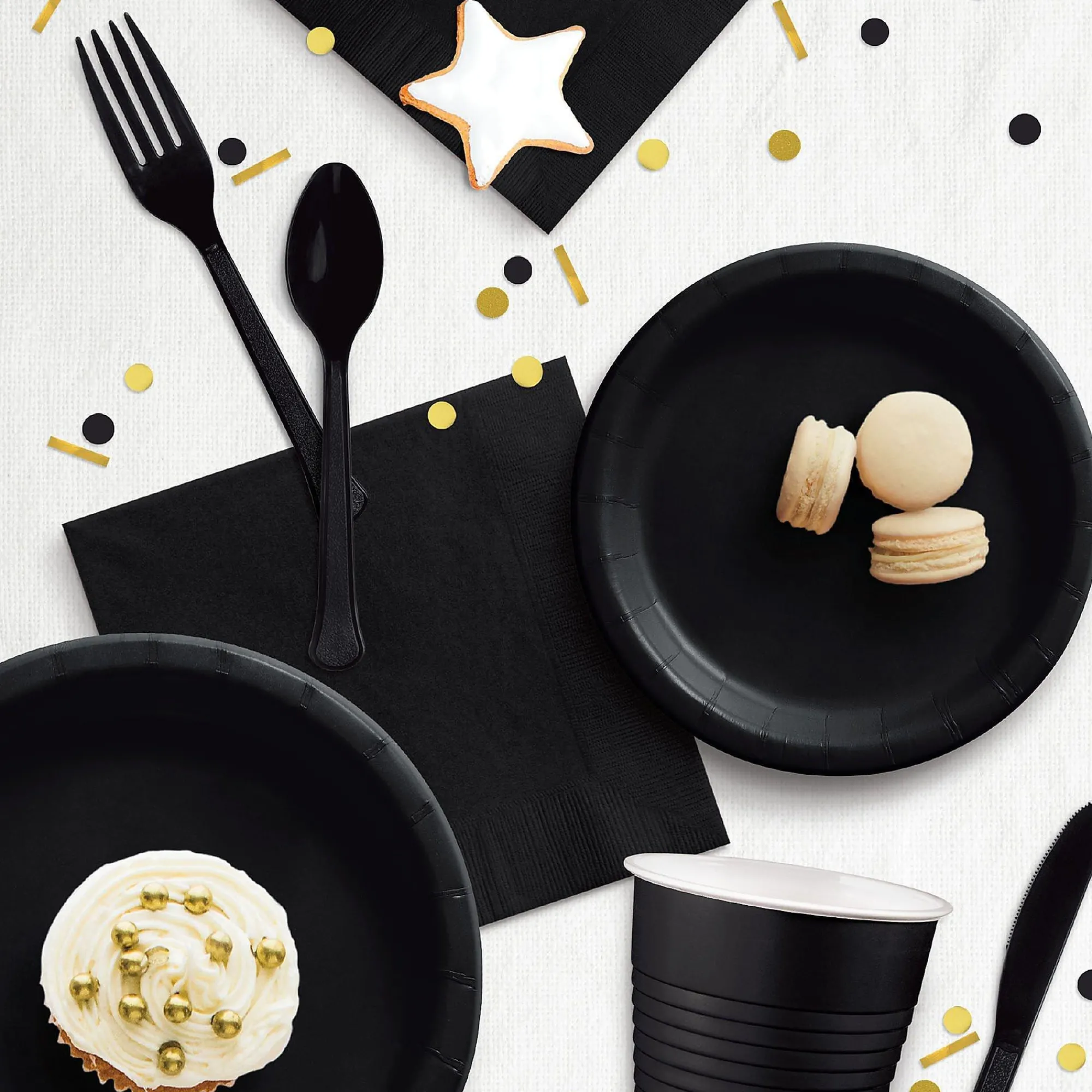 Party City Boneyard Glam|Heavy-Duty Plastic Cutlery Set For 20 Guests, 80Ct