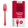Party City Get Axed|Heavy-Duty Plastic Forks, 20Ct