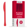 Party City Get Axed|Heavy-Duty Plastic Knives, 20Ct