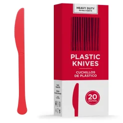 Party City Get Axed|Heavy-Duty Plastic Knives, 20Ct