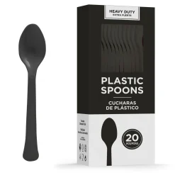 Party City Harry Potter Hogwarts|Heavy-Duty Plastic Spoons, 20Ct
