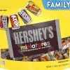 Hershey's Bulk Candy- Chocolate Miniatures Family Pack