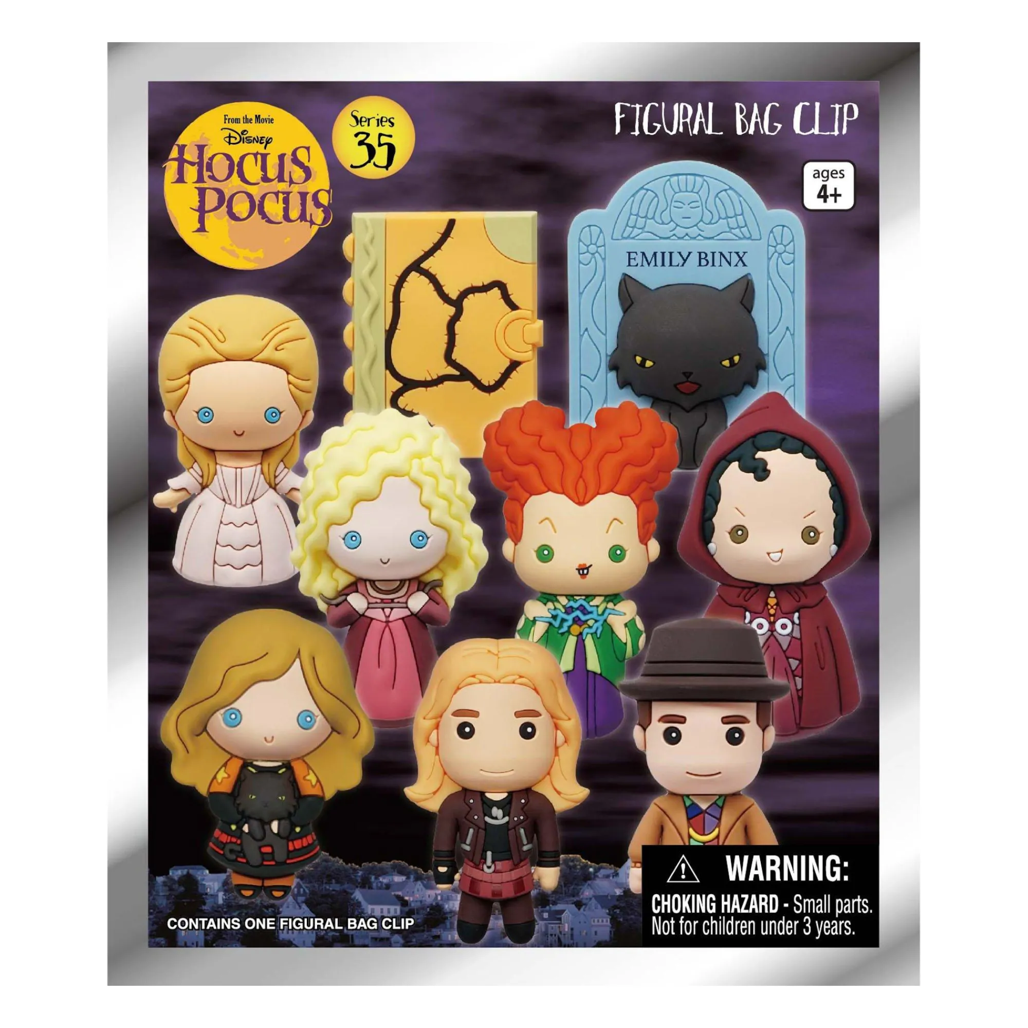 Party City Favors & Favor Bags|Hocus Pocus 3D Foam Plastic Bag Clip Mystery Pack, 2.5In