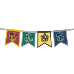 Party City Harry Potter Hogwarts|Hogwarts Felt Pennant Banner, 6Ft - Harry Potter