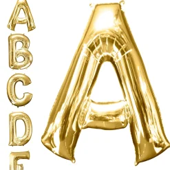 Party City Balloons|34In Gold Letter Balloon (A)