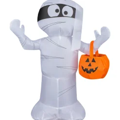 Party City Spooky Friends|Inflatable Halloween Mummy Decoration, 18In