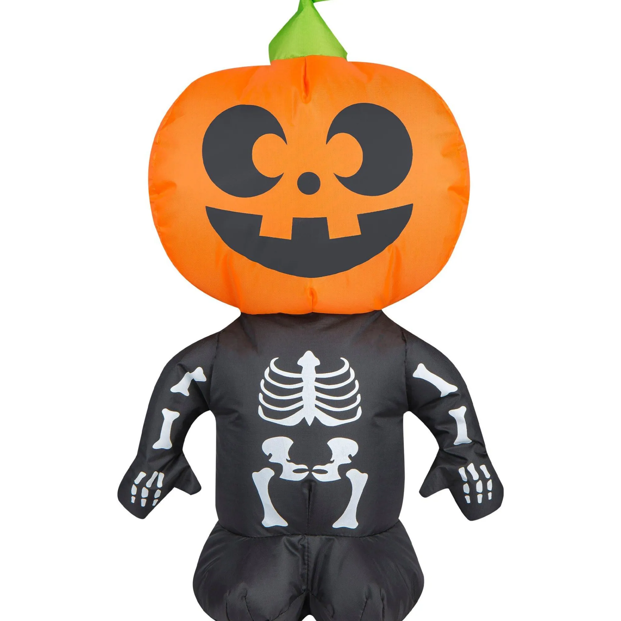 Party City Spooky Friends|Inflatable Halloween Pumpkin Boy Decoration, 19.6In