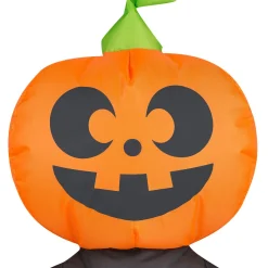 Party City Spooky Friends|Inflatable Halloween Pumpkin Boy Decoration, 19.6In