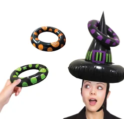 Party City Pi Atas, Games, & Activities|Inflatable Witch Hat Ring Toss Game