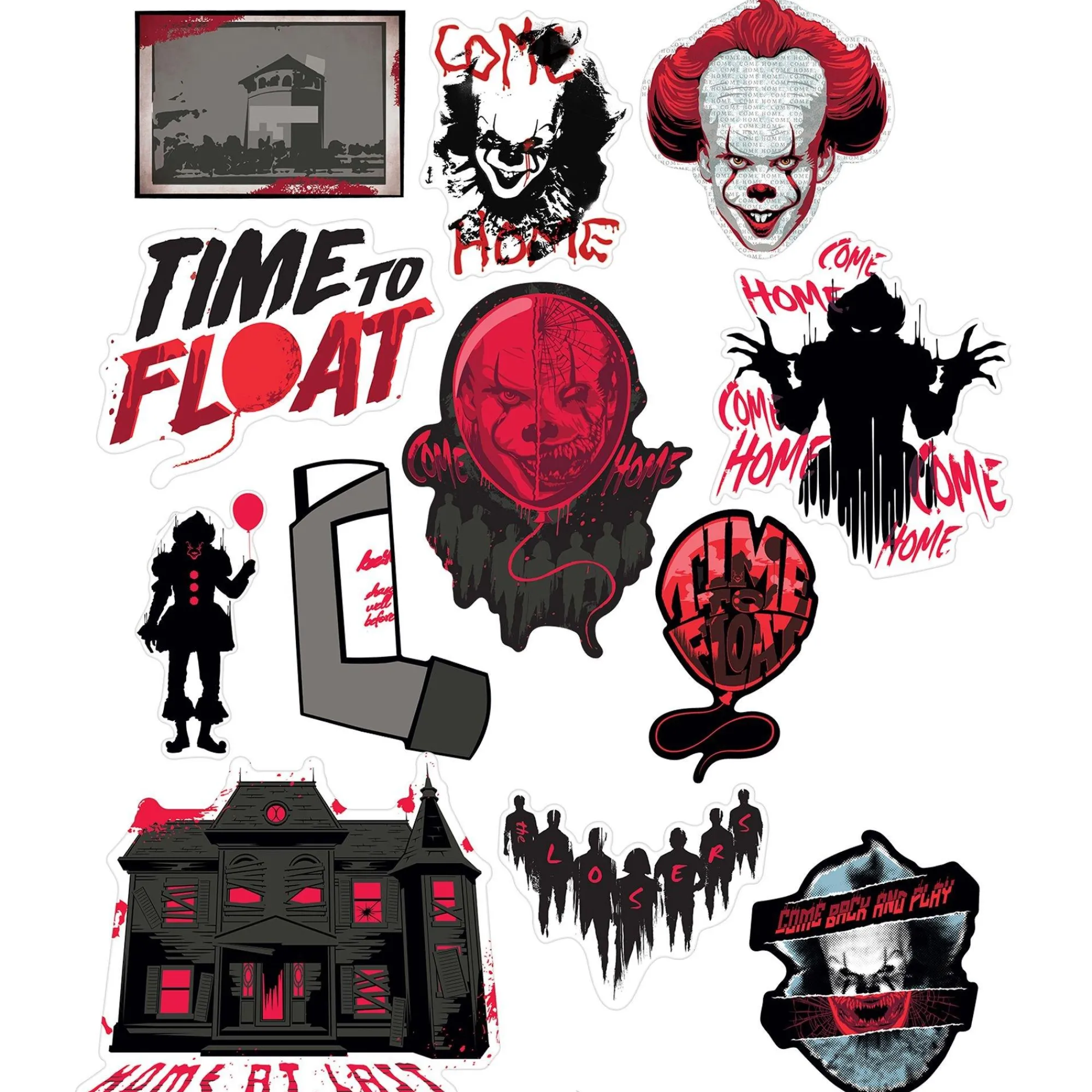 Party City Window & Wall Décor|It Chapter 2 Cutouts, 12Ct